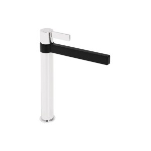 Martini Extended Basin Mixer Matte Black & Chrome